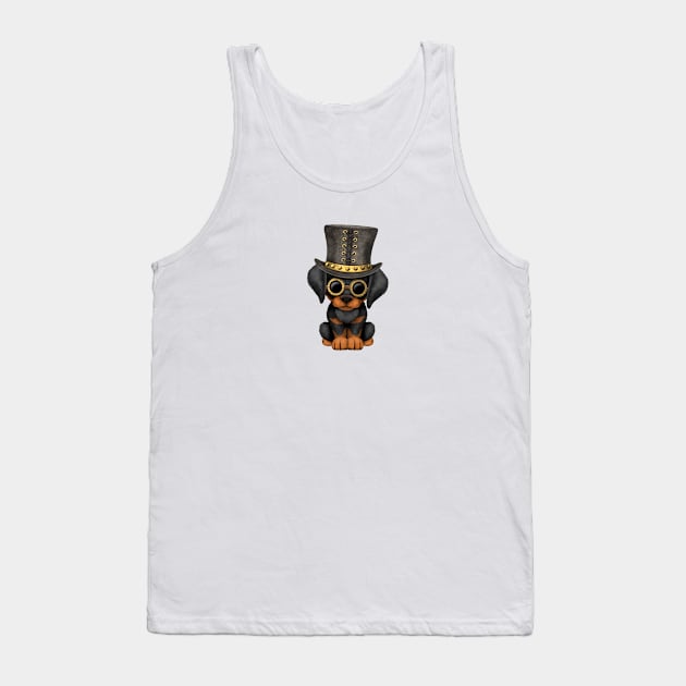 Steampunk Doberman Puppy Tank Top by jeffbartels